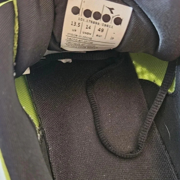 Diadora Men's Mythos Blushield Volo Lace- up Running Shoes Sneakers Siza 14. - Picture 13 of 13